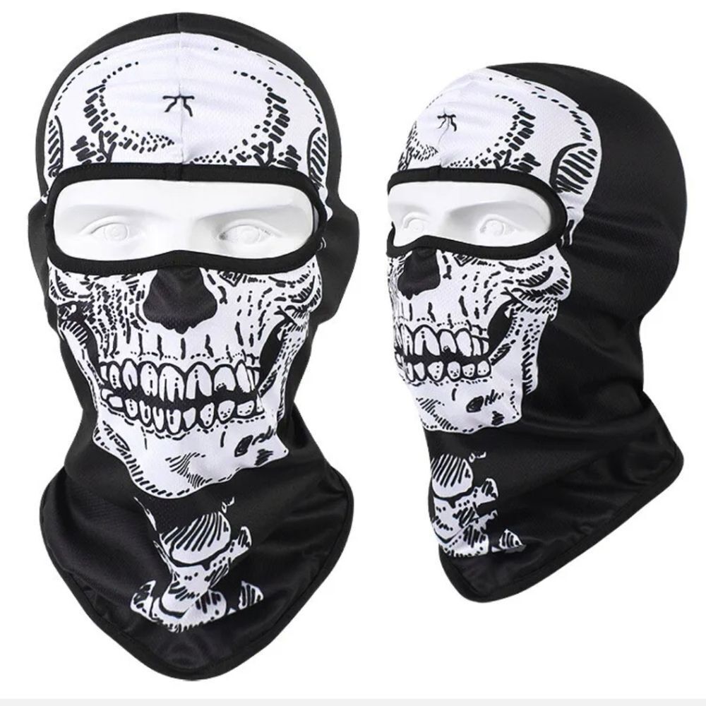 Tactical Skull Ghost Printed Full Face Mask Balaclava Halloween Ski Motorcycle
